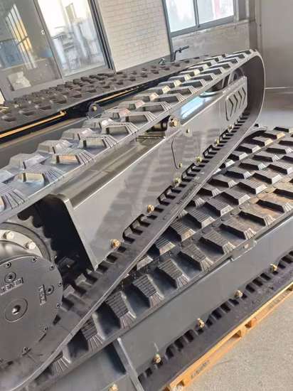 Système de train de roulement de châssis de chenille en caoutchouc de fabricant professionnel de la Chine à vendre